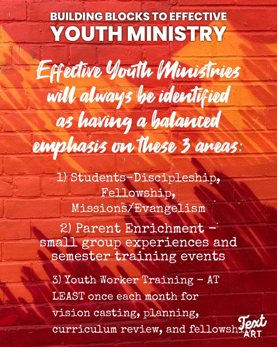 Seth Buckley (@buckleyseth) on Twitter photo Youth ministry requires intentional focus on three areas in order to develop a long-lasting impact for students and families. Contact us at <a href="/FirePitRanch/">Fire Pit Ranch</a> if you’d like a review of your Youth Ministry to determine how to strengthen each area. Youth ministry requires intentional focus on three areas in order to develop a long-lasting impact for students and families. Contact us at <a href="/FirePitRanch/">Fire Pit Ranch</a> if you’d like a review of your Youth Ministry to determine how to strengthen each area.