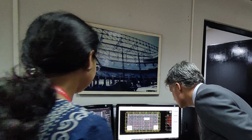 HCCanInd's tweet photo. My #Kolkata visit continued w tour of 🇨🇦 biz @groupecanam’s engineering office, one of only three locations outside North America! Delighted to meet staff and learn more about their work. Canam has leveraged the 🇨🇦🇮🇳business &amp; innovation ecosystem &amp; is poised for more growth. https://t.co/thhMAnpLSW