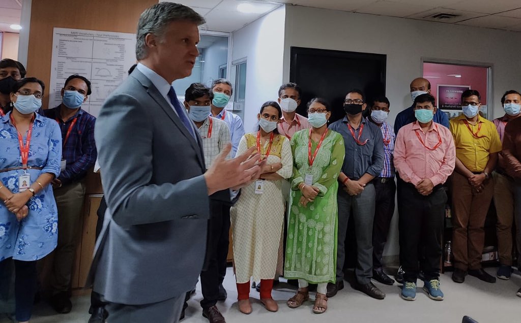 HCCanInd's tweet photo. My #Kolkata visit continued w tour of 🇨🇦 biz @groupecanam’s engineering office, one of only three locations outside North America! Delighted to meet staff and learn more about their work. Canam has leveraged the 🇨🇦🇮🇳business &amp; innovation ecosystem &amp; is poised for more growth. https://t.co/thhMAnpLSW