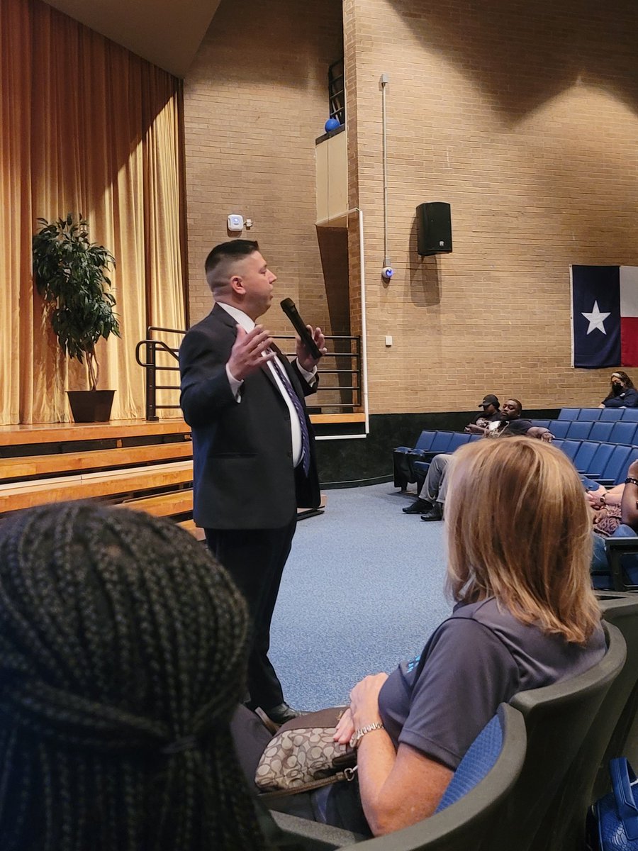 Getting inspired by Chief Academic Officer Dr. Bird.