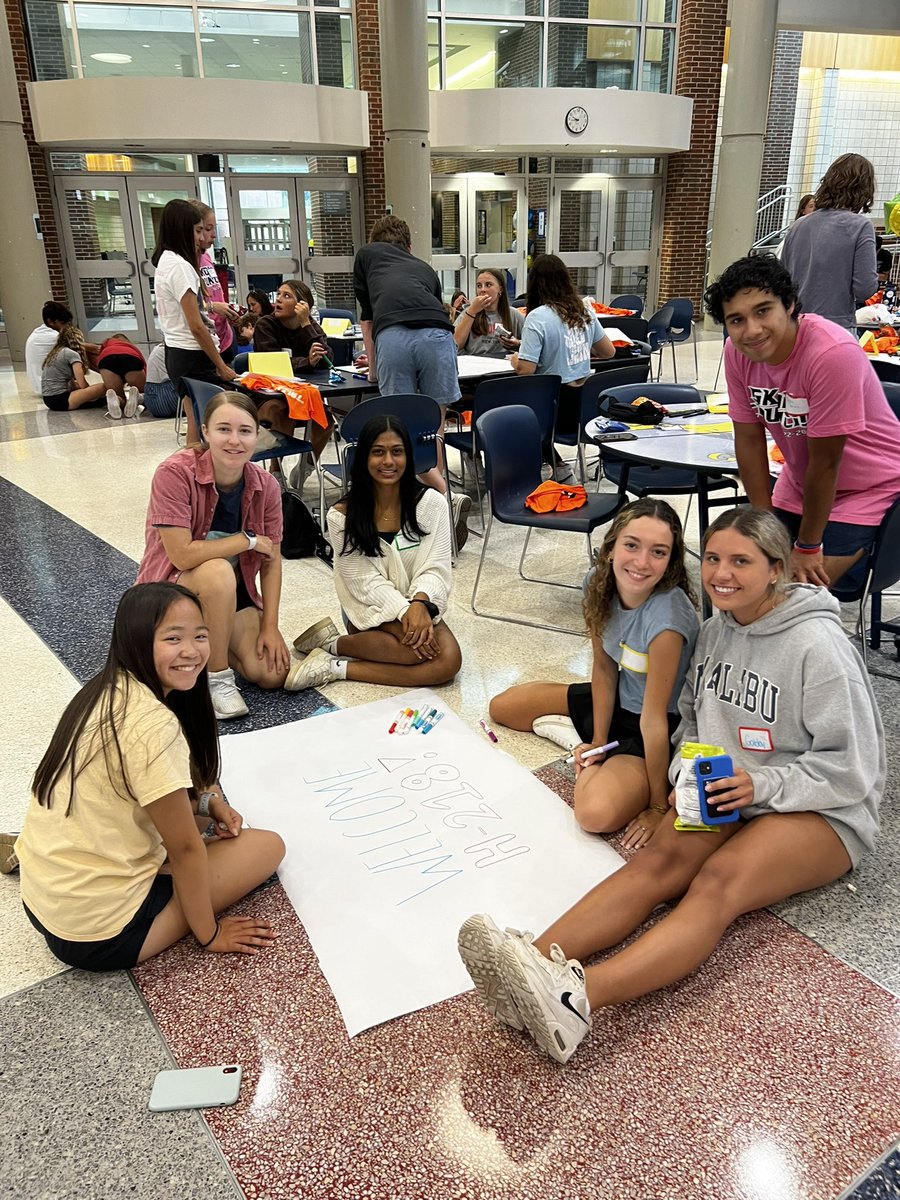 chsOverbeck's tweet photo. Big day at CHS! GKOM training is here…getting our upperclassmen ready to welcome our Class of 2026 Greyhounds tomorrow! @chsinfo @myccs https://t.co/ACnslagnCh