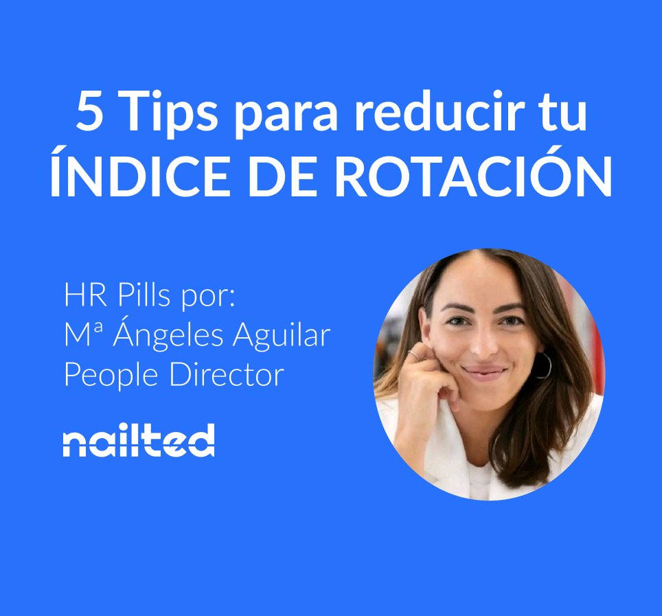 ¡No dejes que se te escapen! 🏃🏃‍♀️ 
¿Sabías que dependiendo del cargo la rotación voluntaria puede costar hasta un 200% del salario anual de un empleado? 🤔
Reduce tu #EmployeeTurnover con estos pro tips de <a href="/Mangeles_hr/">Maria Angeles Aguilar</a>, People Director en Nailted! 💪
Dale un 👀a este thread