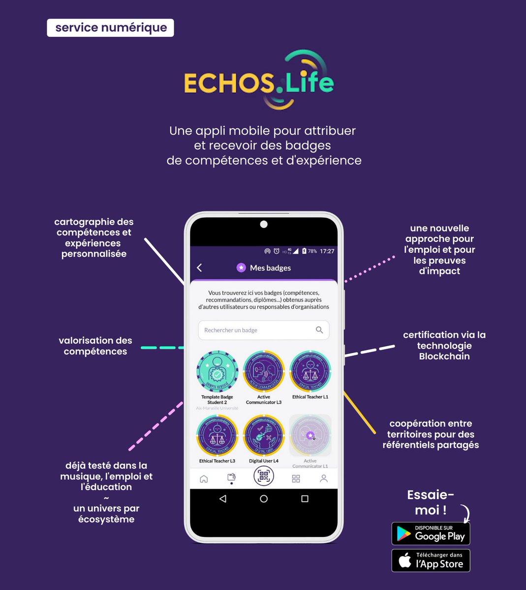 LICA (@licaeurope) on Twitter photo Le LICA et My DiD ont collaboré pour créer swll.to/EchosLife une application innovante dédiée à la valorisation et la certification des #compétences via la technologie #Blockchain ⛓
Pour en savoir plus 💫 swll.to/2rrMJ
Une question ? contact@lica-europe.org Le LICA et My DiD ont collaboré pour créer swll.to/EchosLife une application innovante dédiée à la valorisation et la certification des #compétences via la technologie #Blockchain ⛓
Pour en savoir plus 💫 swll.to/2rrMJ
Une question ? contact@lica-europe.org