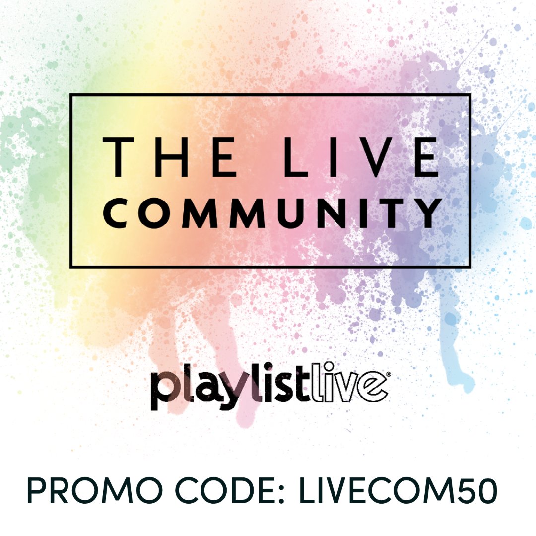 If you haven't purchased your Playlist Live ticket now is the time!! We are offering an EXCLUSIVE 50% off on all available tickets 🤯🤯 This offer is limited and will expire soon!  Get your ticket today! ⚠️ 

#thelivecommunity #playlistlive #playlistlive2022