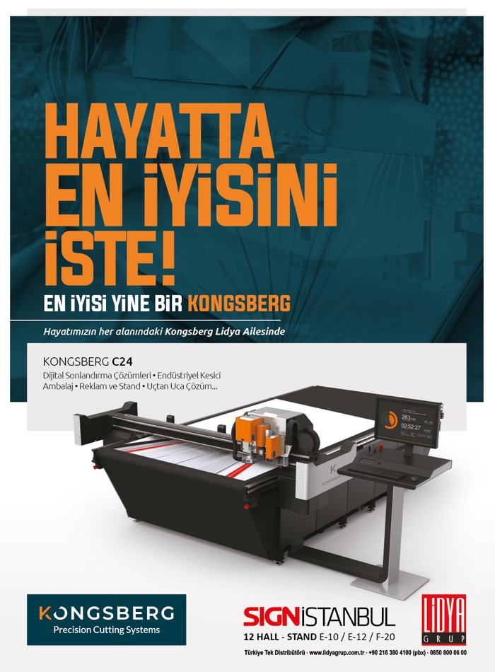 grup_lidya's tweet photo. #LidyaGroup will be at SIGN Istanbul with our #KONGSBERG products. Come and visit our booth.
#SIGNIstanbul will be at TUYAP on September 8-11!
Register now: https://t.co/1IVXFuNjCD
@kongsbergpcs
#LidyaGrup #Kongsberg #signistanbul #leaveyoursign #baskı #printing #signage https://t.co/ocitblVnMt