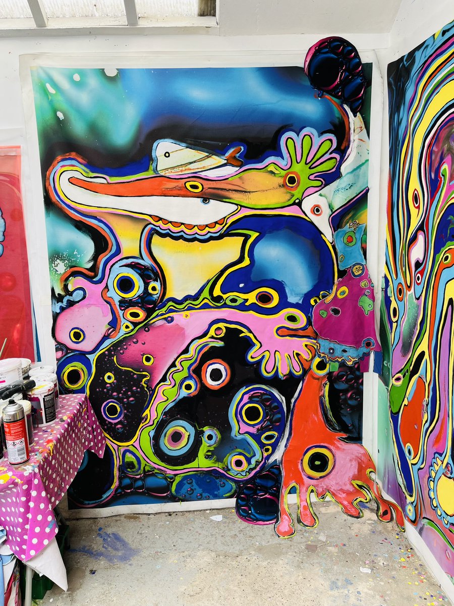 Number 3 <a href="/FestivalMind/">Festival of the Mind</a> <a href="/NeuroSimon/">Simon Bell</a> <a href="/g_oldfield/">Greg Oldfield</a> <a href="/sheffielduni/">The University of Sheffield</a> #triptych #abstractart #neuroscience #dementia #brain #art