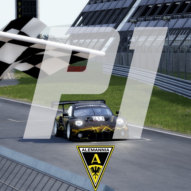 ATSV1900eSports's tweet photo. Sensationeller Erfolg für das @ATSV1900eSports ACC-Team!
Bei seinem 2. Rennen innerhalb der Couchmasters GTSprint Serie fährt Dennis Maise auf P1 und holt den 1. Sieg seiner gerade erst startenden Karriere!
#alemannia #aachen #esports #acc #gt3 #couchmasters #porsche #einverein https://t.co/tiLTC53am0