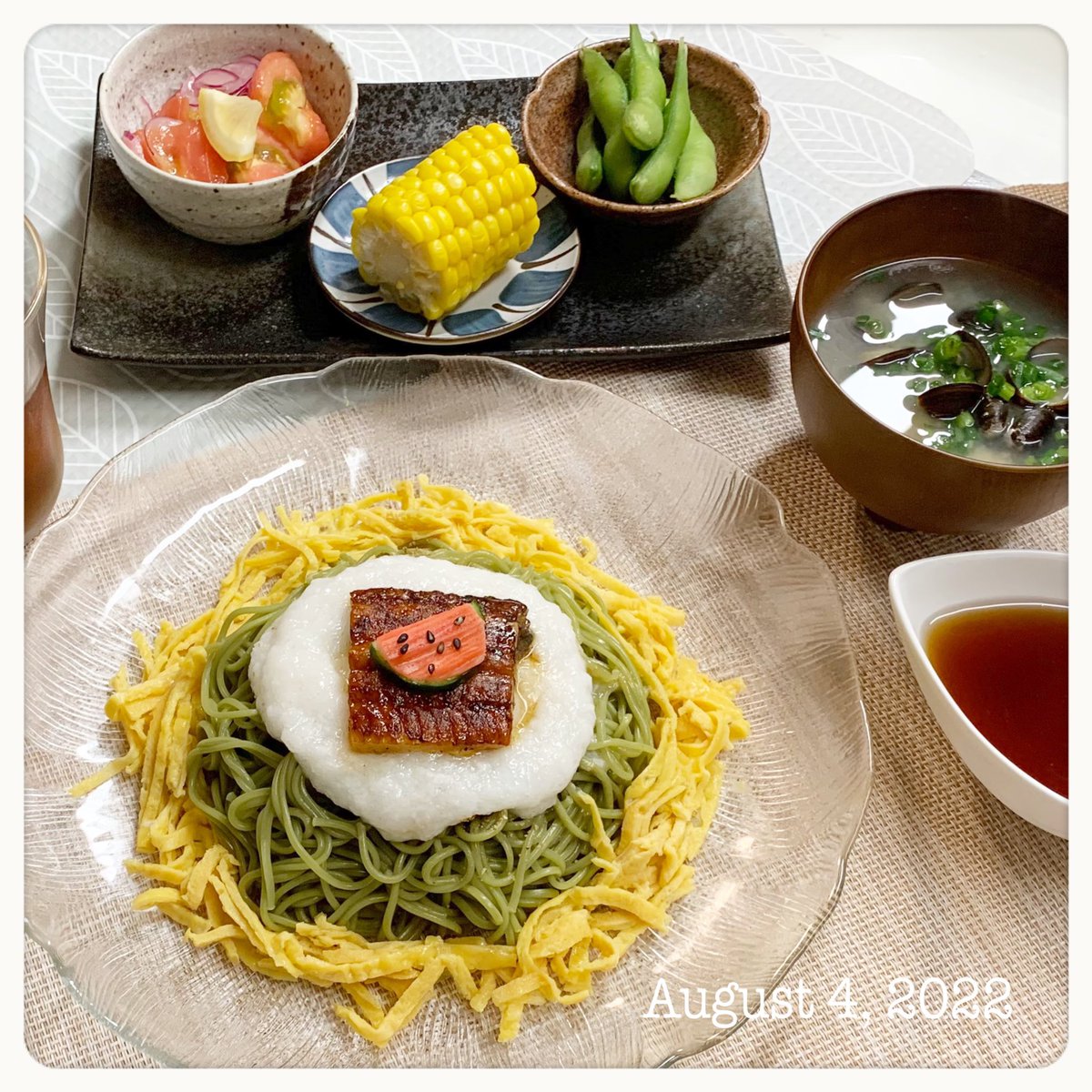 本日は土用の丑の日［二の丑］ 「そうめん＆鰻」 麺は さんの