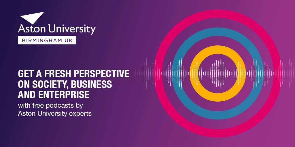 AstonUniversity's tweet photo. 🎙️ Expert insights into business, enterprise, society and culture. 

Listen to the Aston means business and Society matters podcast series now:
👉 https://t.co/1SBReJkFPH 
👉 https://t.co/AnImd5UH8j 
@AstonBusiness @AstonSSH https://t.co/lA6QoVMbqZ