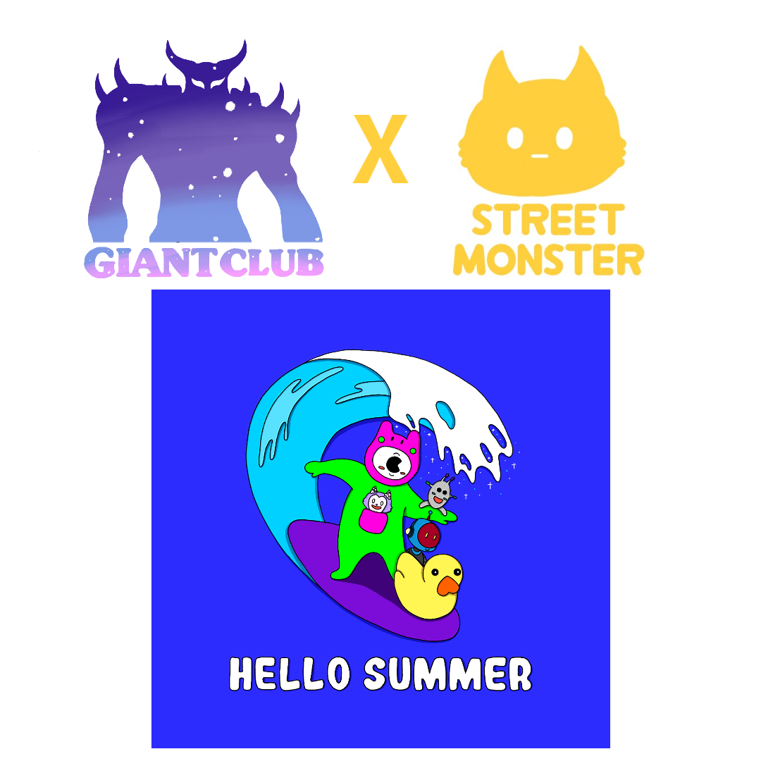 🎉GIANT CLUB X monster_1358🎉
🎁여름휴가 Airdrop EVENT🎁

1. follow
<a href="/Band_Crypto/">Crypto Band World</a>
@Duck18You
<a href="/save_the_blind/">SaveTheBlind 세더블</a>
@BotGuevara
<a href="/monster_1358/">𝙎𝙩𝙧𝙚𝙚𝙩𝙢𝙤𝙣𝙨𝙩𝙚𝙧</a>

2. RT+❤

3. 댓글에 카이카스 지갑 주소
✅댓글 미작성시 당첨제외

마감 8월 5일~ 8월 7일 23시59분
발표 : 8월 8일

#nftart #NFTGiveaways