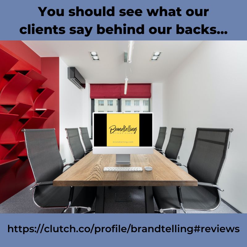 Check out our independent client reviews to see what they *really* think about working with Brandtelling!

bit.ly/3zukiIE