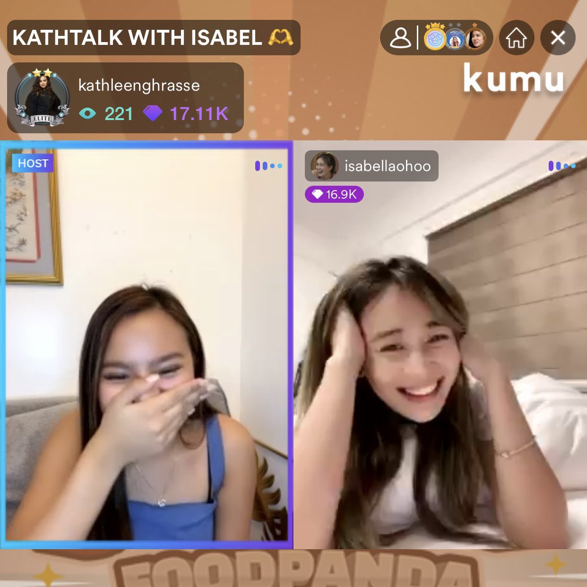 TeamIsabelOFC's tweet photo. #KathtalkWithIsabel done โจ
Thank you @Xoloveskath_ for having @isabellaohoo tonight! We had fun watching the both of you ๐ฅฐ
And thank you everyone for watching and supporting them! Have a good night po ๐
Isabel Laohoo | #IsabelLaohoo https://t.co/34iqBF5FTd