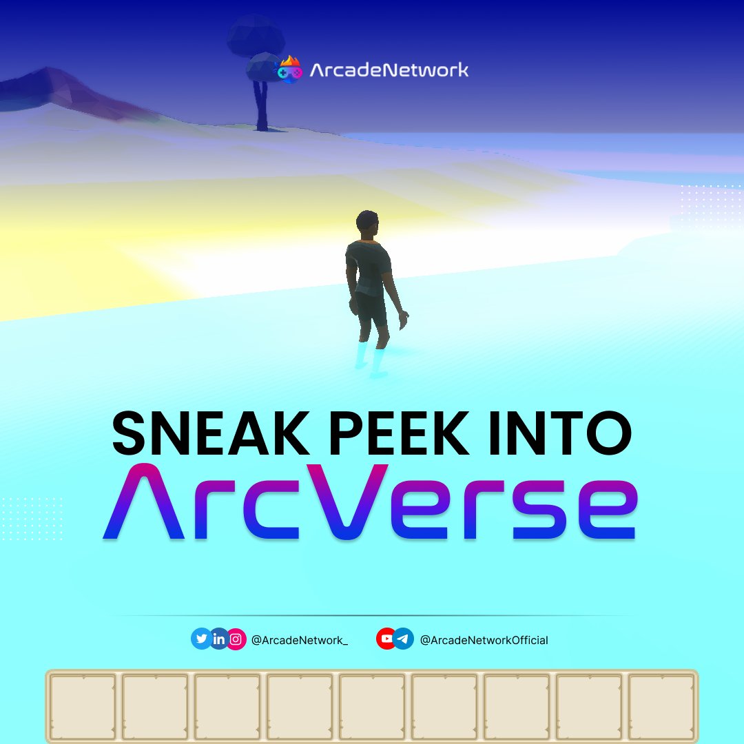 ArcadeNetwork_'s tweet photo. 🤩 ArcVerse launch is just around the corner!
👐🏻 Here's a sneak peek into ArcVerse.
🙌🏻 Excited Much? Stay tuned for the updates.
#Arcverse #sneakpeek #highlight #metaverse #Launch #Verse https://t.co/Ux9iMNSgfb