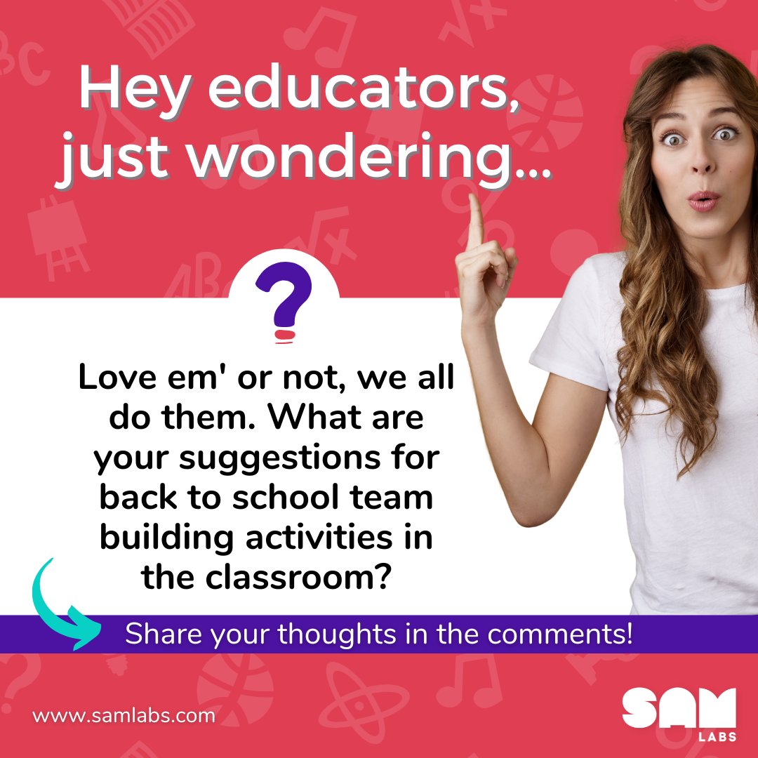 Share your thoughts 💭 and ideas 💡 in the comments! 

#backtoschool #EduTwitter #TeacherTwitter #Innovation #STEAM #STEM #Coding #CodingForKids #STEMForKids #CSForAll #EdTech #k12 #k12Education #Makers #EducationMatters #bringingsciencetolife #steamlearning