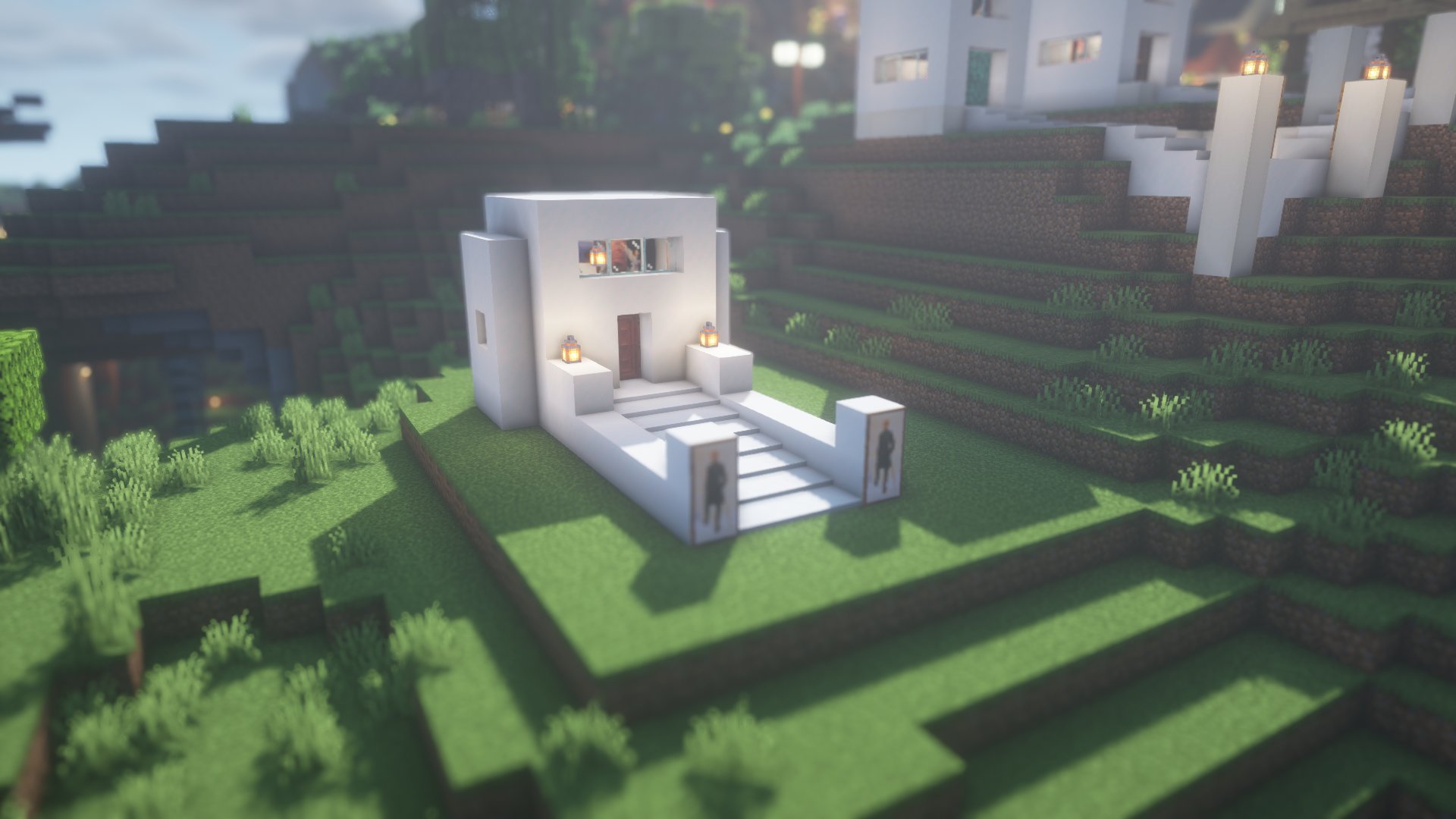 Higekage また雪ブロックの家建てました 足が引っかかりそうな階段 Minecraft マイクラサバイバル 雪ブロック T Co Peujbjlxcg Twitter