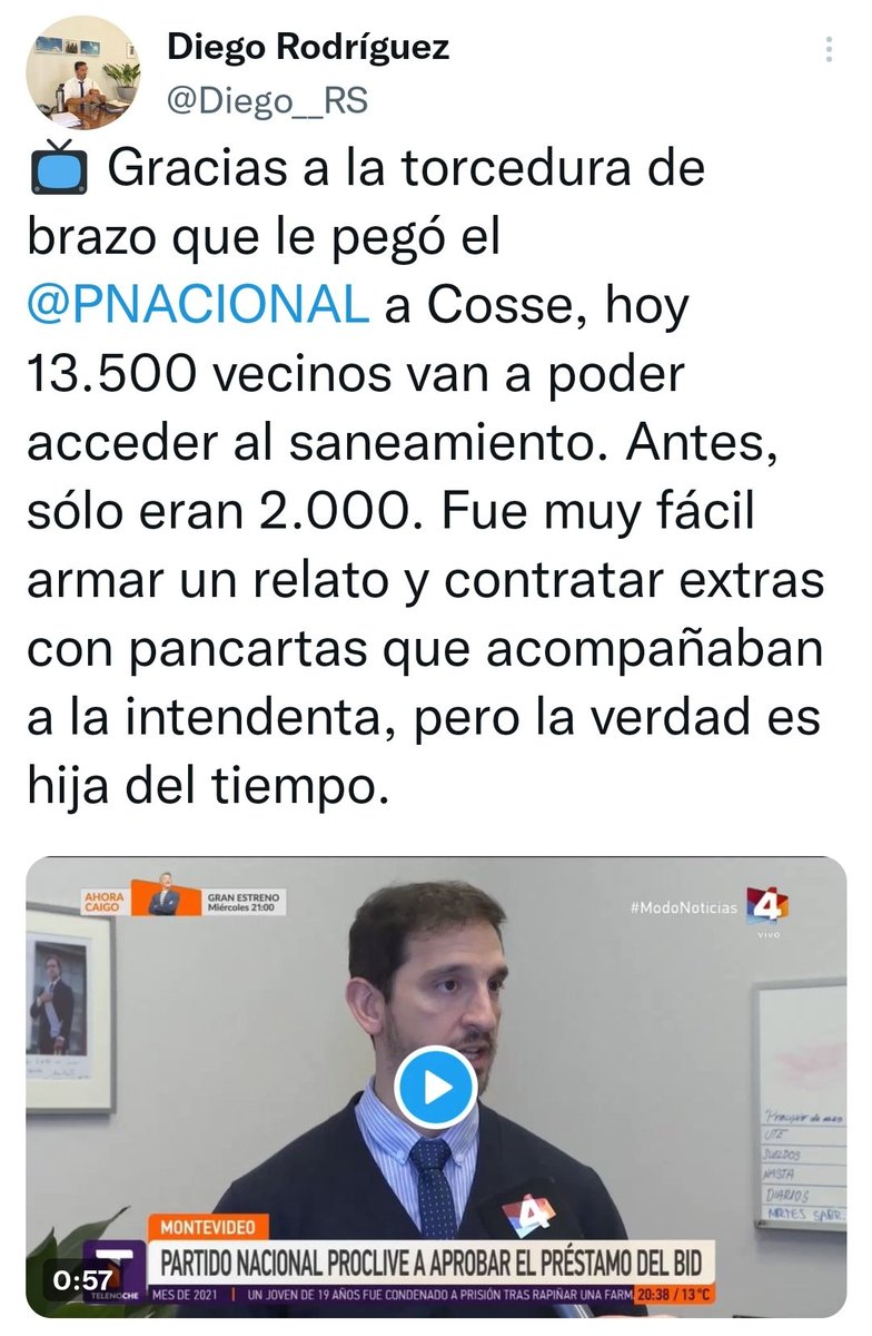 NicolasLasa's tweet photo. Pasemos por alto la seleccion de metáforas violentas y vayamos a los siguientes 6 puntos:
1) Lo que hizo el Partido Nacional negándose a votar el #ProgramaBID en abril fue beneficiar a CERO montevideano/a puesto que sin programa no hay obras. https://t.co/5w3sFNweyw
