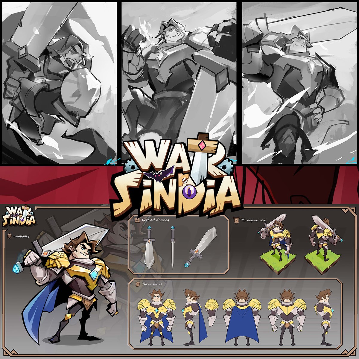 Howdy, Warriors!

Don't think that we forgot about WarSindia because of our new game release of <a href="/EternalBrawl/">Eternal Brawl</a>; in fact, we are upgrading and building 3D characters for #WarSindia for better graphics, animations &amp; the best gaming experience

Let's Go Warriors! Stay Tuned
#P2E #NFT