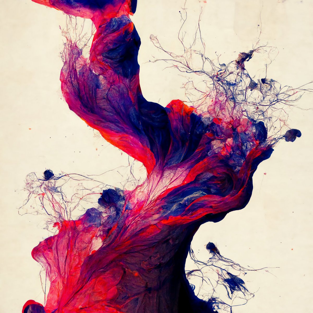 When you get to the third and fourth iteration of a painting it starts to shred. Some examples.