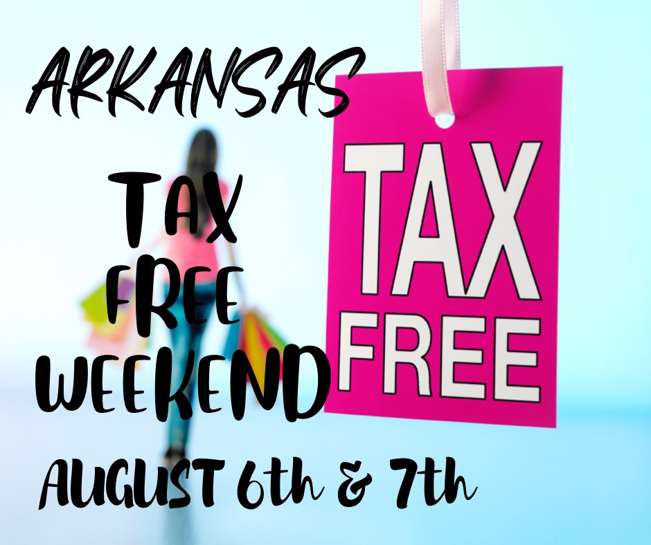 Arkansas Tax Free Weekend!  Great time to get school supplies and back to school clothes. #taxfreeweekend #BacktoSchool2022