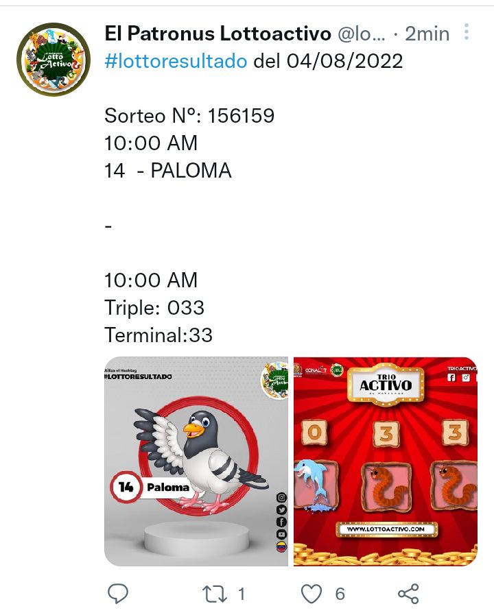 PabloJota27's tweet photo. ((( #LOMASFIIJOO ))) Empezando El Día Ganando, Cobrando Y Sumando 🤑🤑🤑🤑🤑 Porque Hoy Vamos Por Los 3 Animalitos Al Igual Que Ayer Y Ya Salió El Primero, Únete A La #PROMOCIONVIP Y Gana De Verdad Verdad "VENTE PALOMA VIEJA"🚀🚀🚀🚀🚀🚀🚀 #SEGUIMOSLIGANDO https://t.co/TdBDSNS3lm