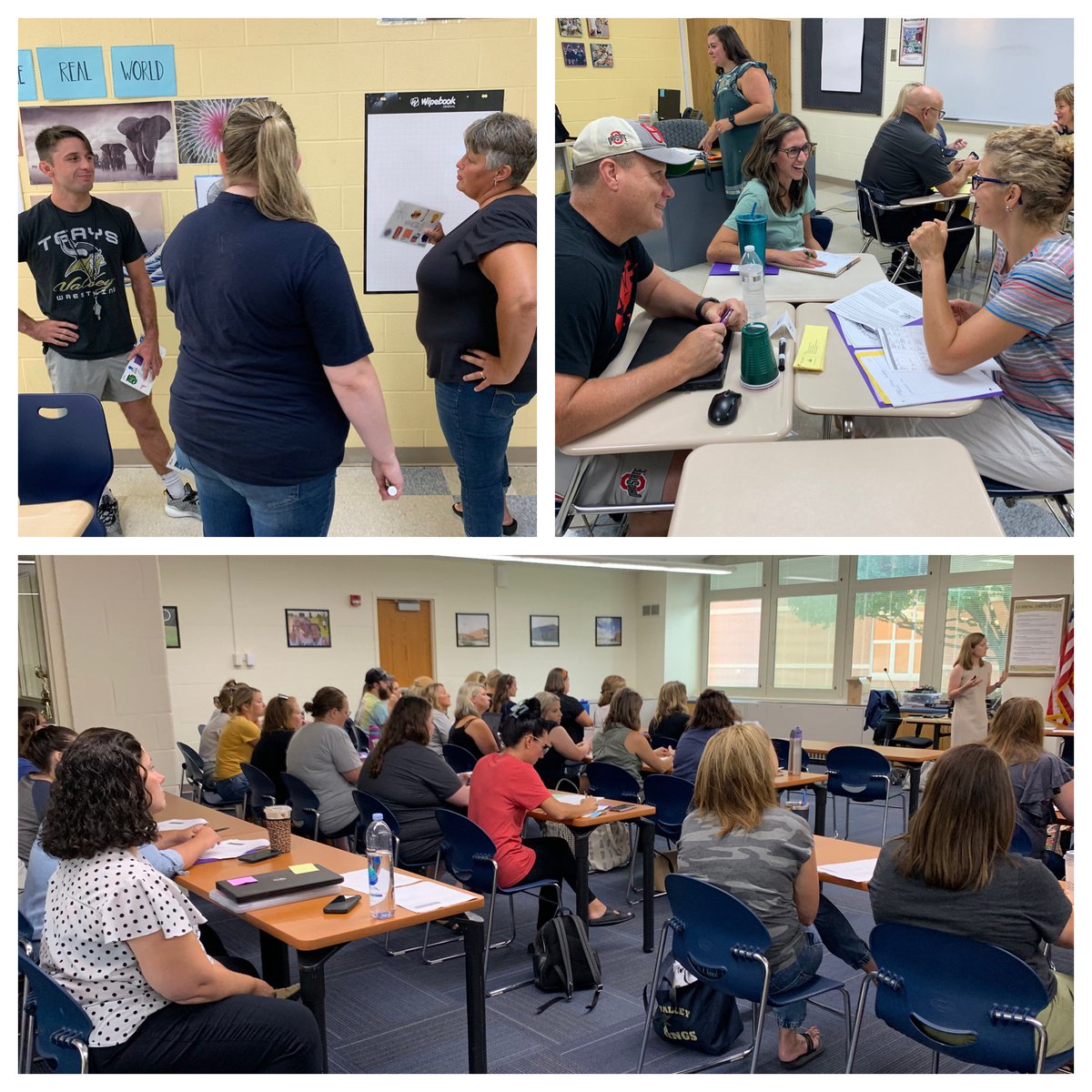 TV_Vikes's tweet image. Our staff members are back at Viking Academy on this beautiful day! They are busy learning and getting ready for the new school year! #VikingPride