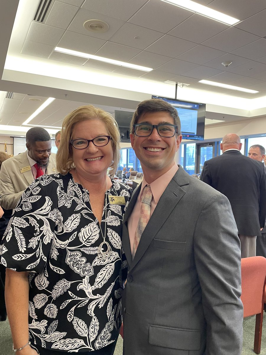 Honored to be with <a href="/MJustice1994/">Marsha Justice, Ed.D.</a> representing <a href="/HCPSNC/">Henderson County Public Schools</a> and the Western Region at the <a href="/edstateboard_nc/">NC State Board of Education</a> this morning! #NCTOYPOY
