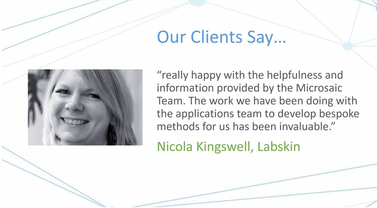 We have some amazing customers benefiting from our #labservices! We have been working with the team <a href="/Labskin/">labskin</a> to help expand the offering of the <a href="/skintrustclub/">Skin Trust Club</a> and assisting with projects within Labskin.
We work to help our customers find the right solution to their needs! #msys
