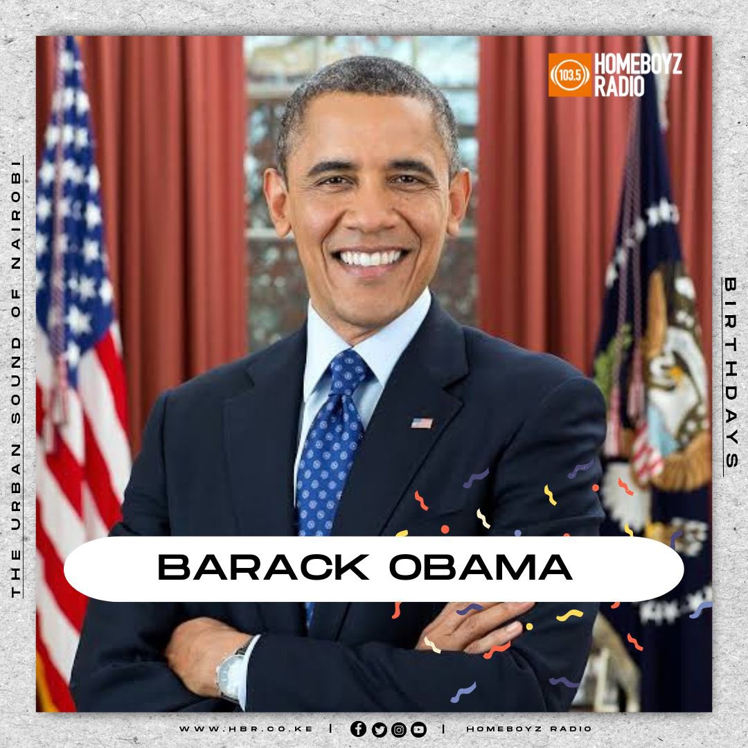 Happy Birthday to former President of  USA, Barack Obama as he turns 61  