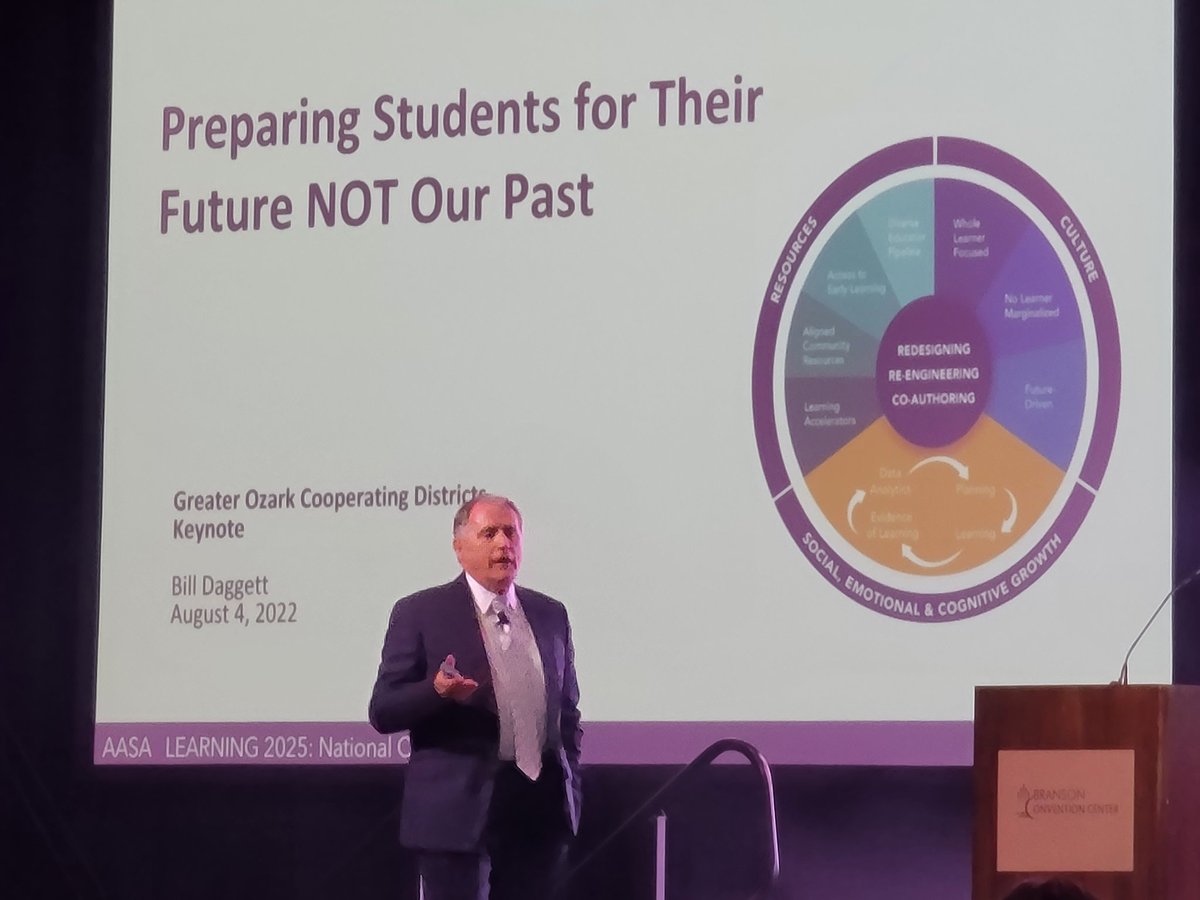 Rigor and relevant future focus w/ Dr. Bill Daggett! #GOCSD #WeAreBoswell