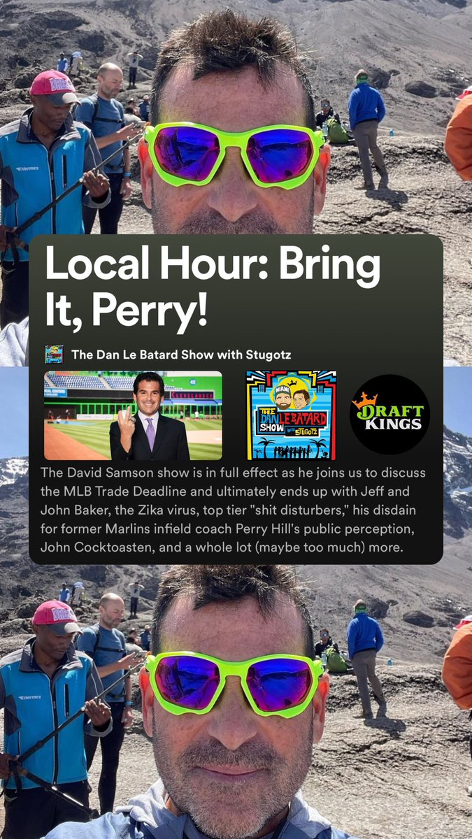 LeBatardShow's tweet photo. The #LocalHour with @DavidPSamson 🔥
🏔 https://t.co/47cmdgvQFv 🏔 https://t.co/JASxvs44Tw https://t.co/RKH6zSf3e4