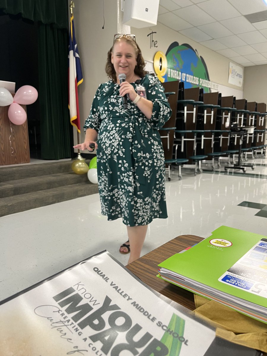 ⁦<a href="/draudraude/">Dr. Audra Ude</a>⁩ sharing leadership lessons with the ⁦<a href="/QV_Raiders/">Quail Valley Middle School</a>⁩ ⁦<a href="/FBISD_GTA/">FBISD G/T Academy</a>⁩ staff ⁦<a href="/FortBendISD/">Fort Bend ISD</a>⁩ #fbisdlearns