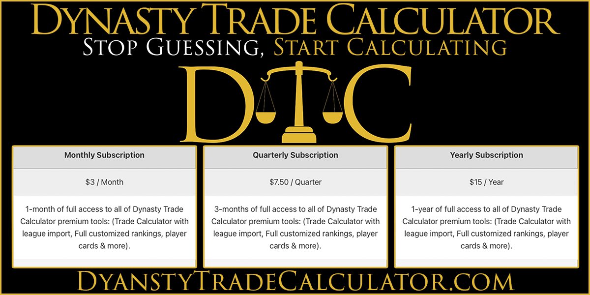 Dynasty Pros Trade Value Chart