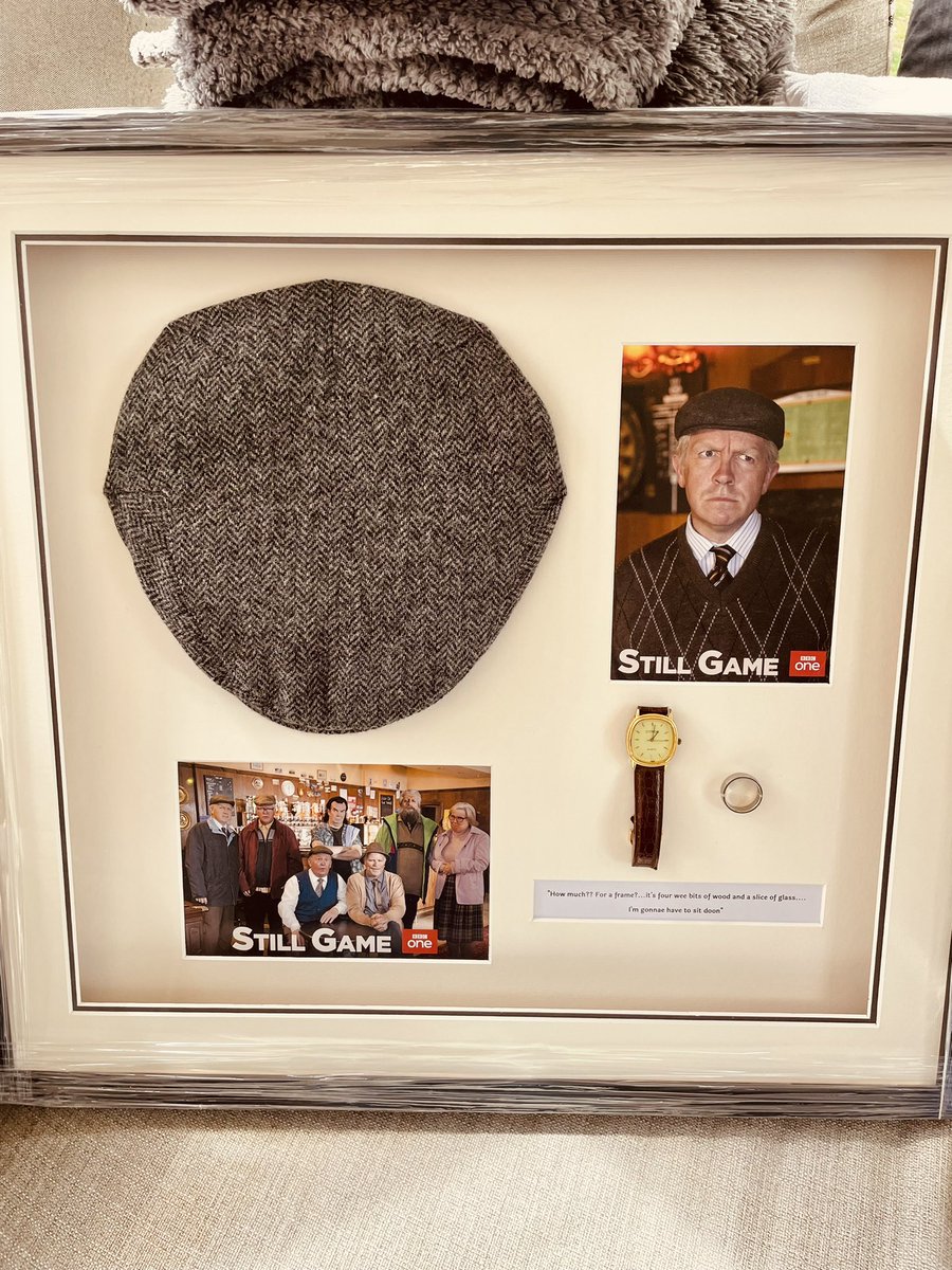MrMJCox's tweet image. Thank you to Lorna @ The Picture Framer in Shawlands Glasgow. She put the remains of the old man behind glass. Sorry it took me two years to pick it up.
