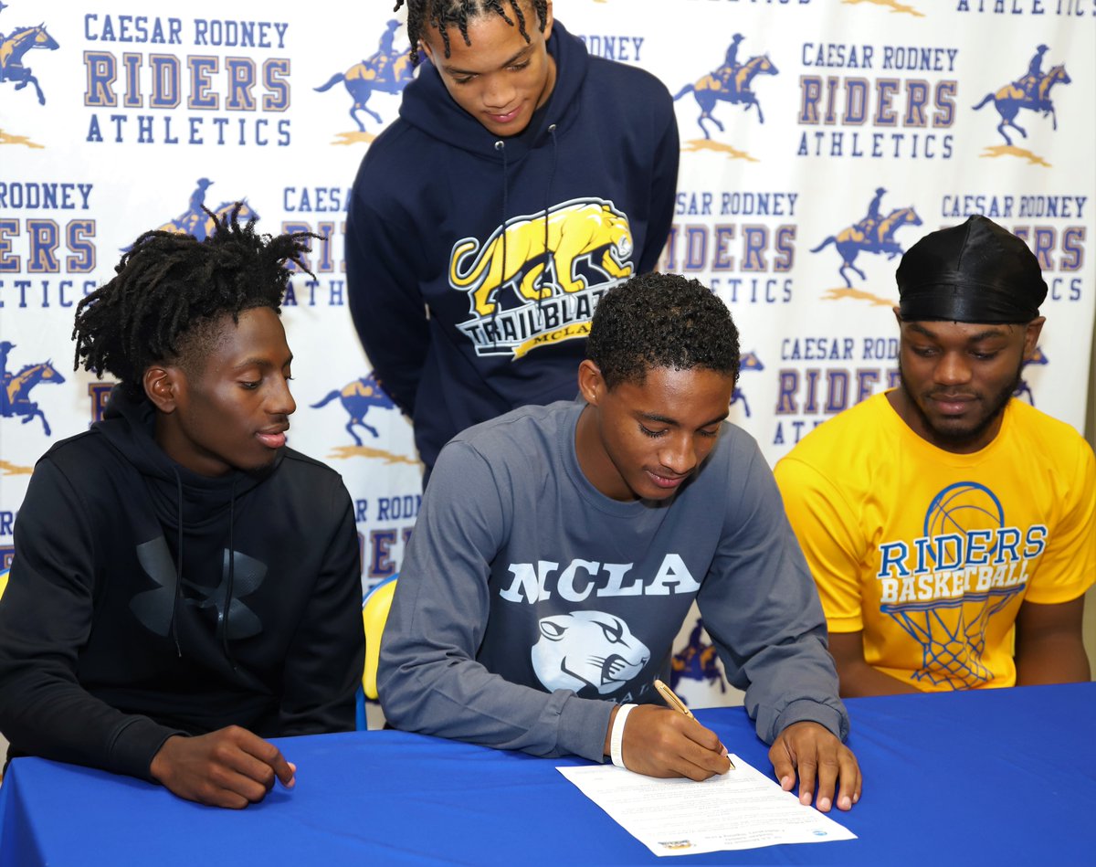 CaesarRodneySD's tweet photo. Congratulations to #CRHS Boys Basketball Class of 2022 Sr. - Craig Williams for signing his Letter of Intent to continue his academic &amp; athletic career at @MCLA_EDU!
 
#ItsAGreatDayToBeARider 
#RiderPride 
@MCLAAthletics 
@Trailblazer_MBB
@CRRiderssports https://t.co/FxQGbTRnDl