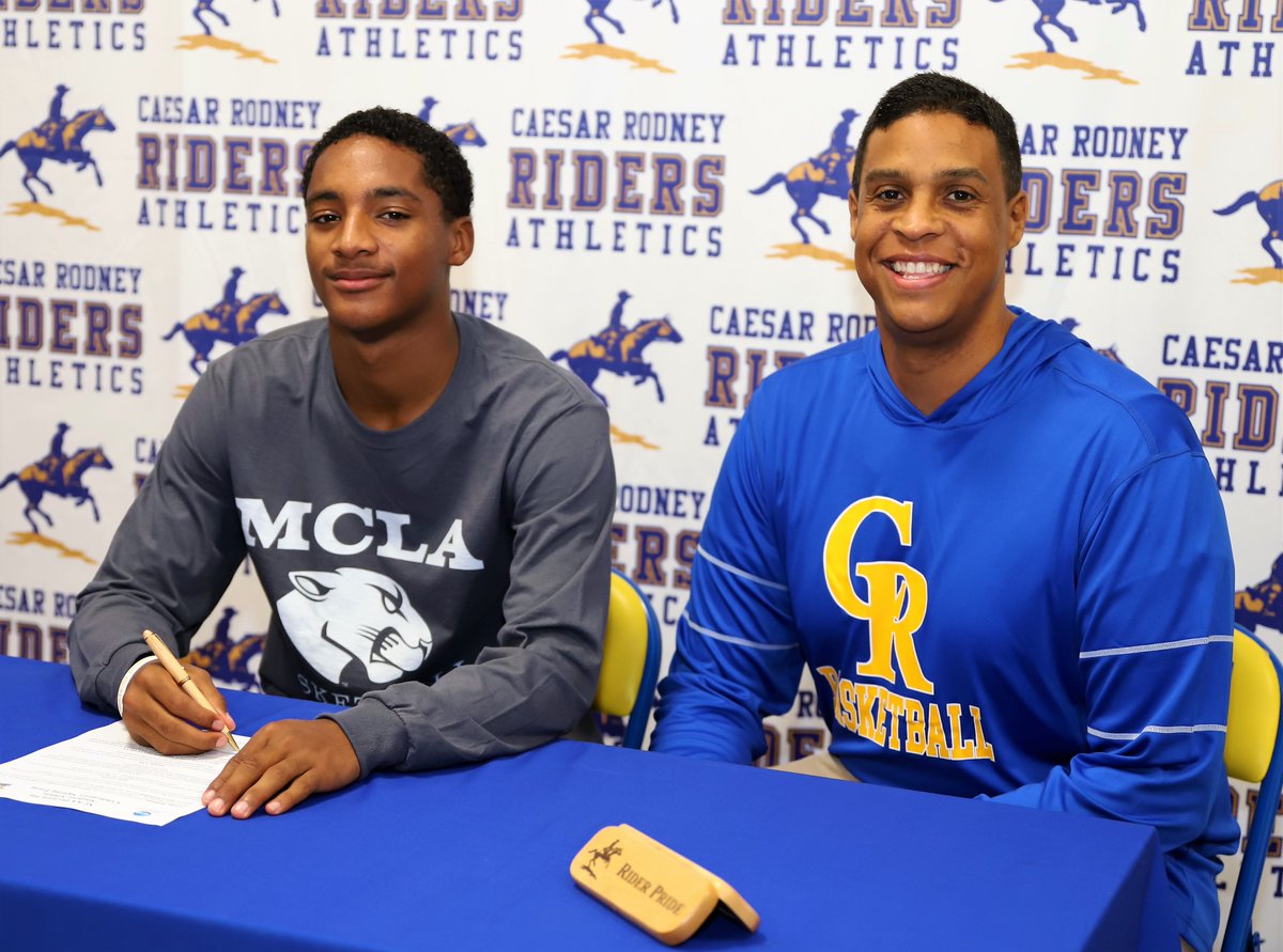 CaesarRodneySD's tweet photo. Congratulations to #CRHS Boys Basketball Class of 2022 Sr. - Craig Williams for signing his Letter of Intent to continue his academic &amp; athletic career at @MCLA_EDU!
 
#ItsAGreatDayToBeARider 
#RiderPride 
@MCLAAthletics 
@Trailblazer_MBB
@CRRiderssports https://t.co/FxQGbTRnDl