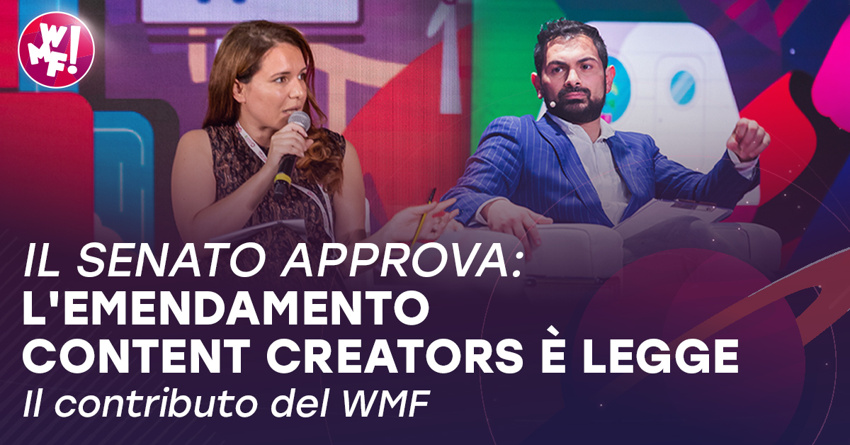 L'emendamento Content #Creators, su cui lavoriamo da anni, ora è legge: il governo riconosce questa nuova figura professionale. Scopri cosa cambierà e come proseguiremo il nostro lavoro per la tutela dei lavoratori digitali: bit.ly/ddl_creators #ddlconcorrenza #WeMakeFuture