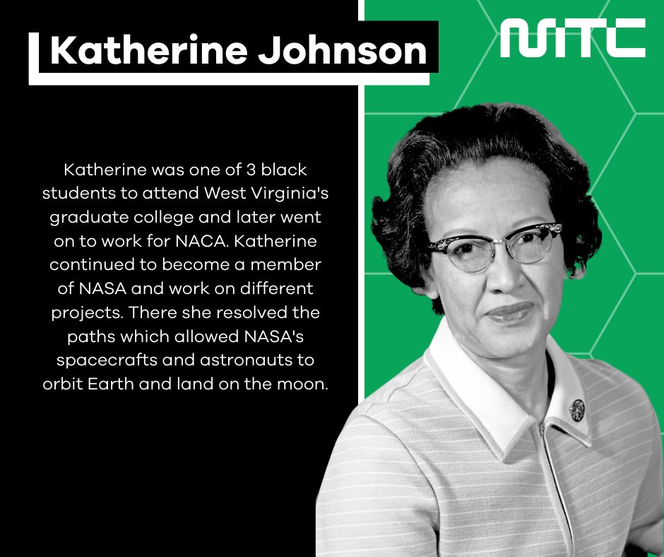 easyasmtc's tweet photo. "Let me do it. You tell me when you want it and where you want it to land, and I'll do it backwards and tell you when to take off."- Katherine Johnson #ThinkMTC #DoITDifferently #WomeninTech https://t.co/dvFfEljcCc