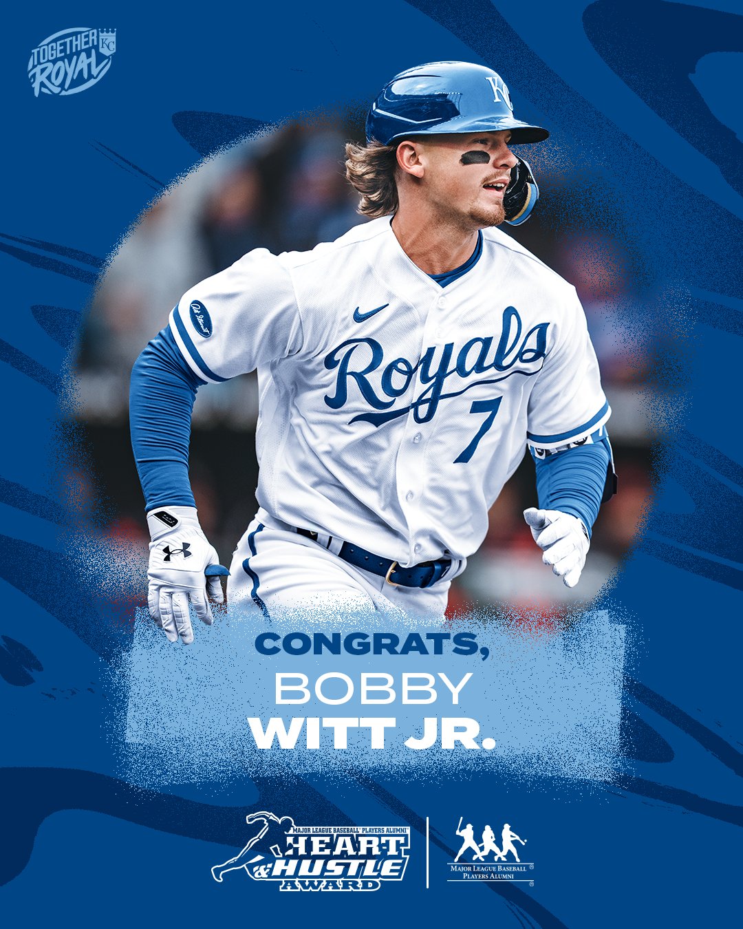 Kansas City Royals on X: All heart. All hustle. Congratulations to  @BwittJr, our 2022 #HeartAndHustle Award winner!  /  X