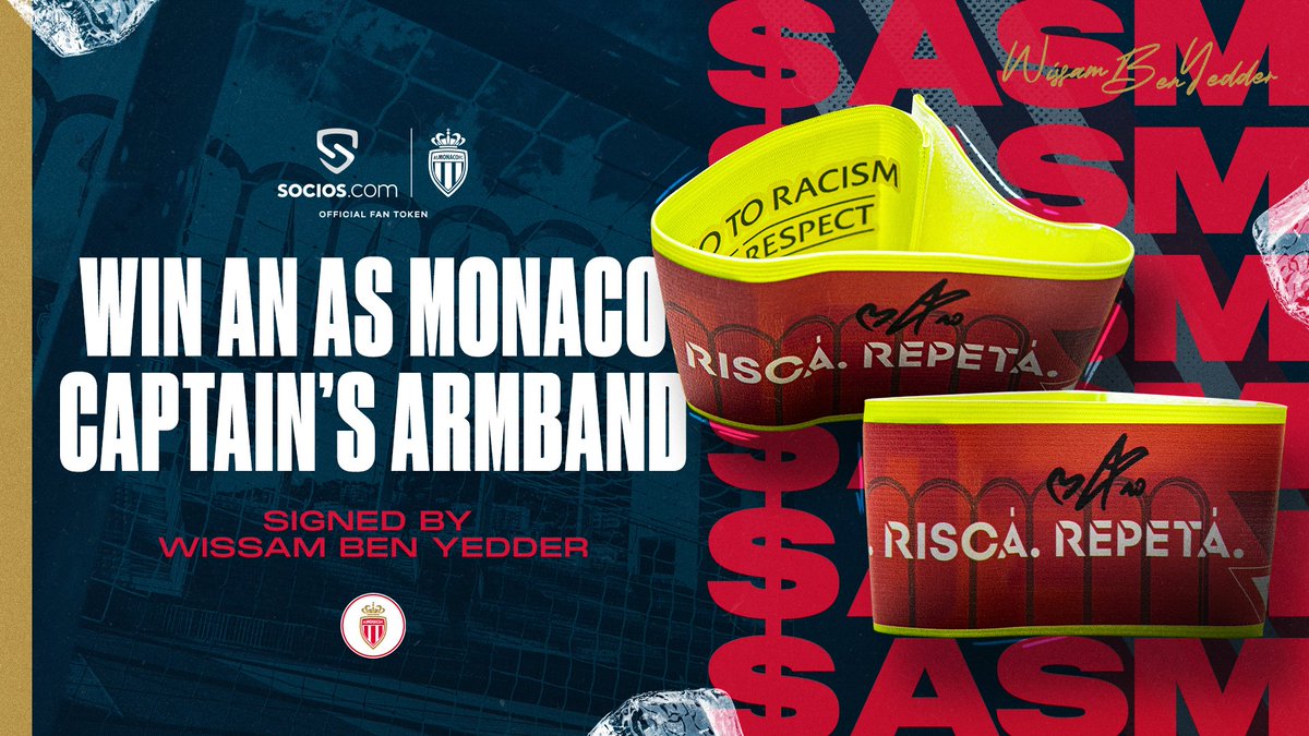 🇲🇨 𝗚𝗜𝗩𝗘𝗔𝗪𝗔𝗬 🇲🇨

For a chance to win an <a href="/AS_Monaco_EN/">AS Monaco EN 🇲🇨</a> captain armband, signed by <a href="/WissBenYedder/">Wissam Ben Yedder</a>:

✅Follow us
✅Comment $ASM
✅Retweet 

ℹ️Winner drawn at random on 11.08