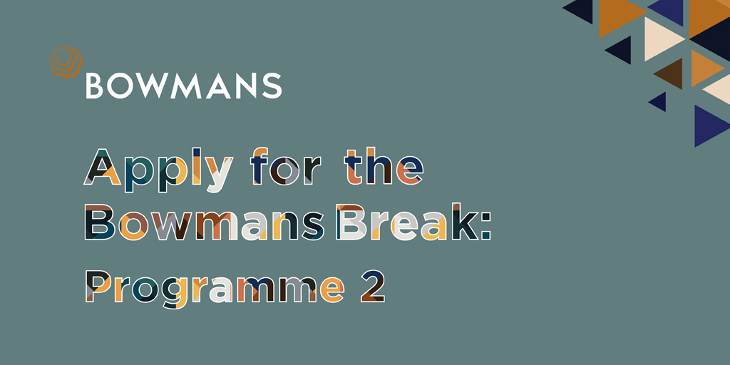 Bowmans_Grads's tweet photo. Apply now for your spot at the Bowmans Break: Summer 2022! To secure your place in our #vacwork programme, apply online before 31 October 2022 here: https://t.co/2LIQXK00ee https://t.co/U379CNjiXf