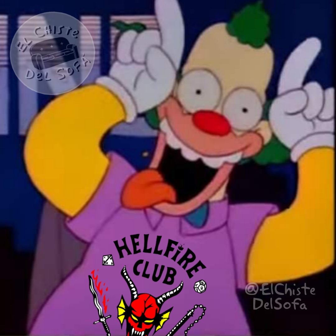 ElChisteDelSofa's tweet photo. Los Simpson lo hicieron primero...
#PrediccionesSimpson #StrangerThings @StrangerThings @NetflixLAT #Netflix #JuevesDeSeries https://t.co/TYy2XK7wQ3