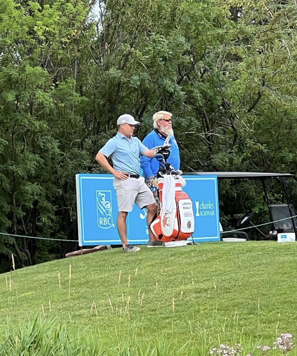 Jeff MacGregor (@jmacgregorpga) on Twitter photo <a href="/PGA_JohnDaly/">John Daly</a> just added in the super looper for this week’s <a href="/ShawClassic/">Shaw Charity Classic</a>! <a href="/CanyonMatt/">Matt Freeman</a> Trying to figure out who the bigger legend is!? #batman #robin <a href="/PGA_JohnDaly/">John Daly</a> just added in the super looper for this week’s <a href="/ShawClassic/">Shaw Charity Classic</a>! <a href="/CanyonMatt/">Matt Freeman</a> Trying to figure out who the bigger legend is!? #batman #robin