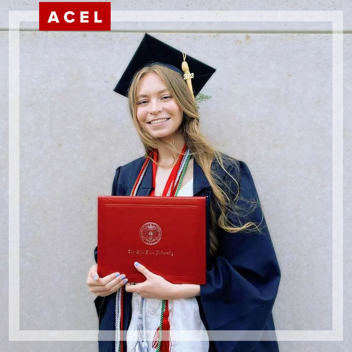 ACELatOSU's tweet photo. Congratulations to recent graduate Abby David '22, who began a position with *culture is not optional in Three Rivers, Michigan through AmeriCorps.
Abby graduated in May with a bachelor of science in community leadership.
#ACELatOSU #CFAES #commldr https://t.co/u9ogalrN6U