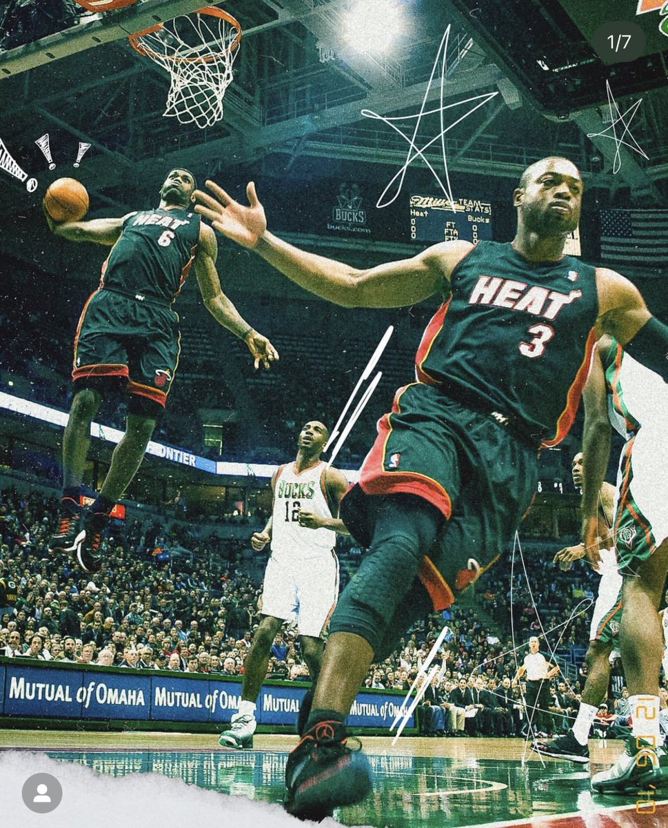One off the most #Iconic ally oops ever in the history of the #NBA 
 
<a href="/TheHighMonks/">OpenSeed by The High Monks</a> talk about #HighVibez sheeesh!!! 

<a href="/MiamiHEAT/">Miami HEAT</a> <a href="/KingJames/">LeBron James</a> <a href="/DwyaneWade/">DWade</a>

<a href="/HighMonks/">HighMonks</a> 💨
@MrsDynamite_333🛩
#TheBlazeBrothers🔥
#TheDynamites🧨