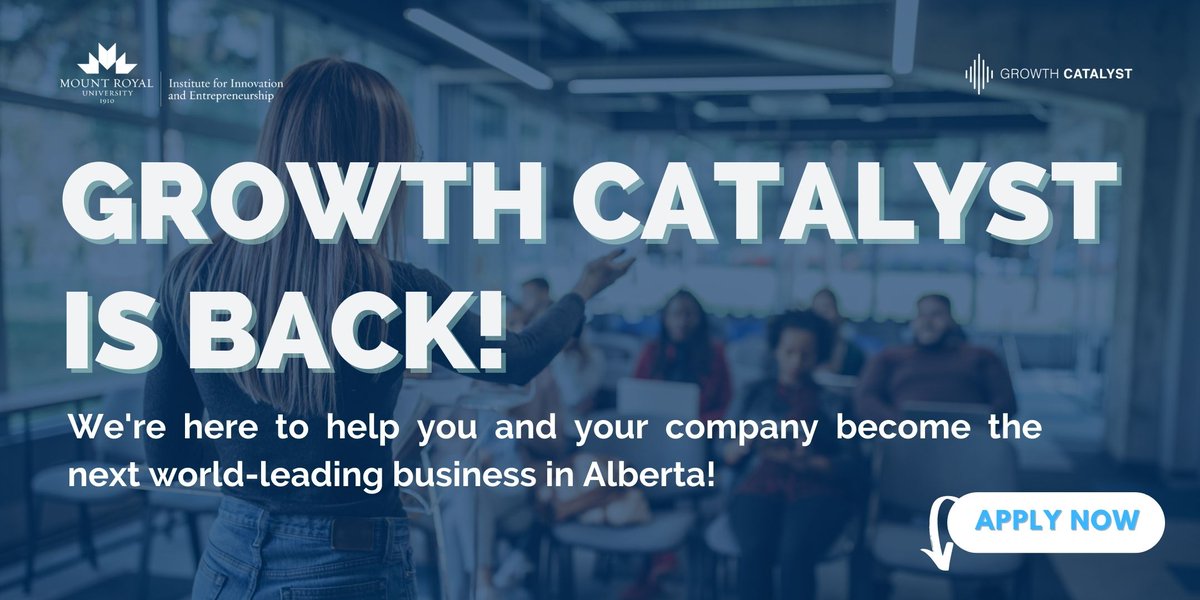 Growth Catalyst is BACK and BIGGER than BEFORE. Calling all ambitious business leaders who want to reimagine, rediscover, and realize their next growth episode. Join the Growth Catalyst program TODAY! 

👉 Apply to the program by August 8: bit.ly/33W7hYu

<a href="/growthcat_ab/">Growth Catalyst</a>