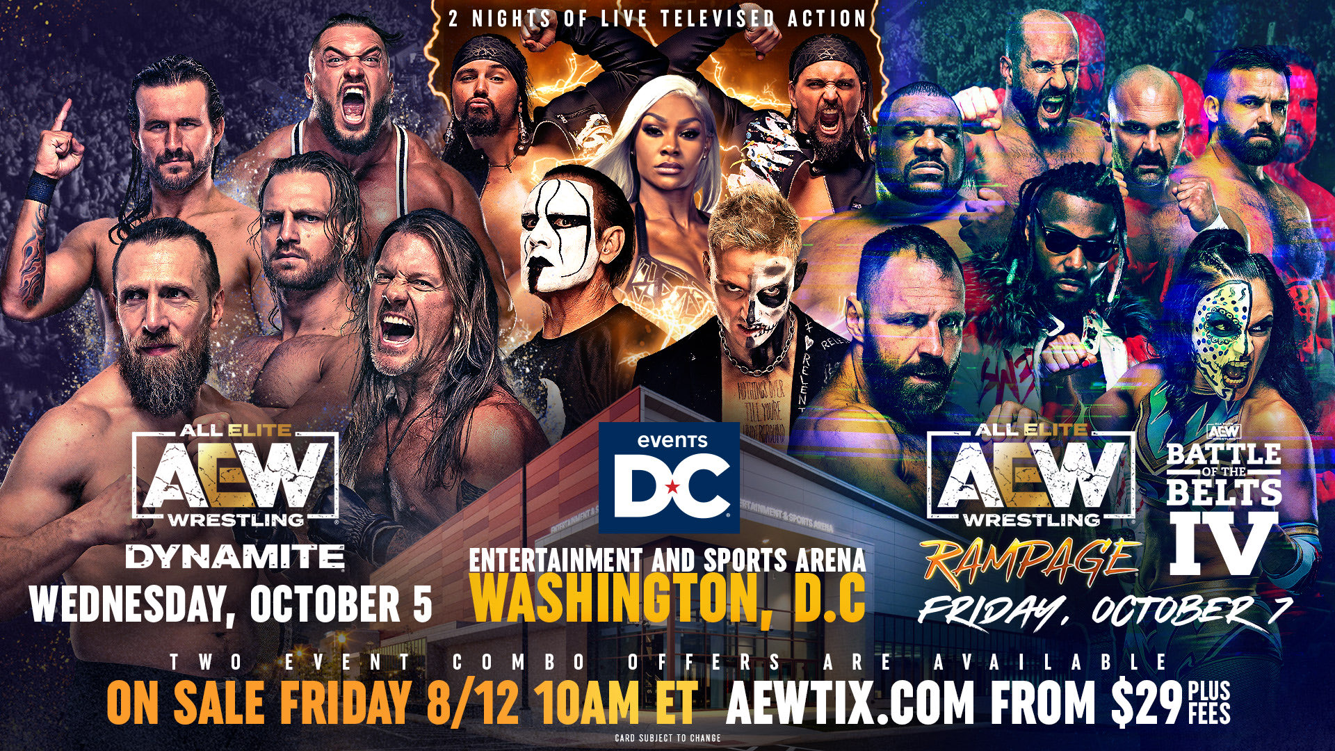 All Elite Wrestling on Twitter "AEW returns to Washington DC for 2