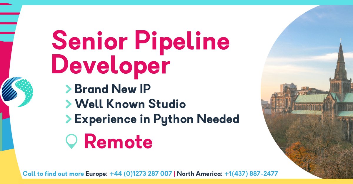 SkillsearchJobs's tweet image. Do you have software development experience, and are you seeking a new remote role? Read about our newest role that could be the right fit for you on our website... 
 #Gamesjobs #PipelineDeveloper skillsearch.com/vacancy/senior…