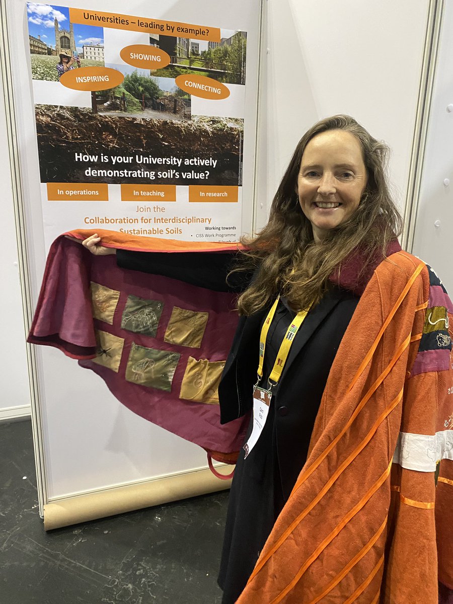 Also here is Cairo Robb talking about widening awareness of soil's importance within universities' operations, teaching and research. And celebrating the beautiful compost area at Magdalene College, Cambridge <a href="/wcss2022/">World Conference on Science and Soccer 2022</a>