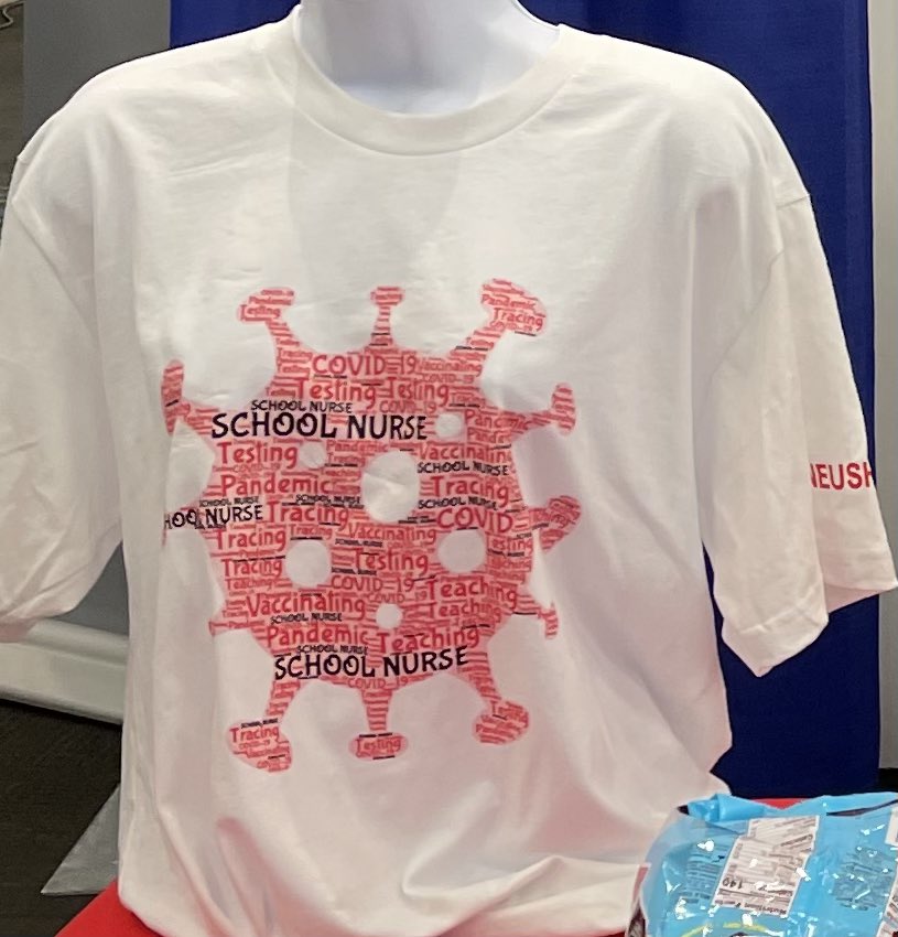 COVID t-shirt designed by school nurse educator Jenny Gormley capturing school nurse actions during the pandemic is available until Aug 26th. Funds help reduce cost of programs. …shafall22-itemorder-com.itemorder.com/shop/sale/ <a href="/kathyhass/">Kathy Hassey</a> <a href="/jennymgormley/">Jenny M Gormley</a>