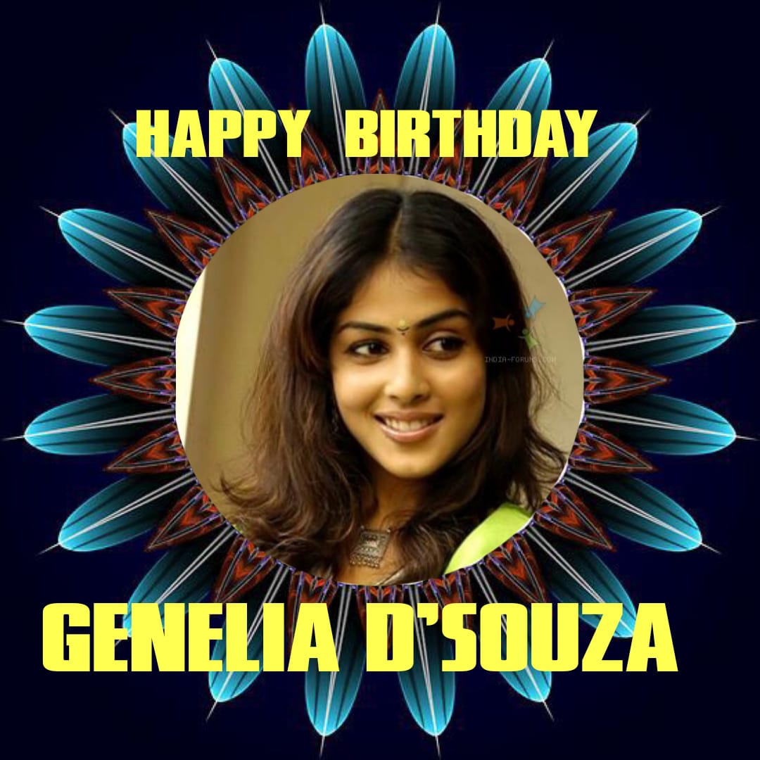 Happy Birthday Genelia D\Souza   